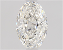 Diamante Natural 0.70 quilates, Ovalado , Color H, claridad SI1 y certificado GIA