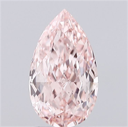 Picture of Lab Grown Diamond 1.62 Carats, Pear with  Cut, Fancy Intense Pink Color, VS2 Clarity and Certified by IGI