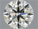 Natural Diamond 0.70 Carats, Round with Very Good Cut, J Color, VVS1 Clarity and Certified by IGI