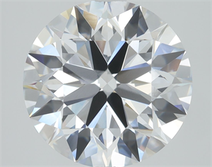Picture of Lab Grown Diamond 3.06 Carats, Round with Ideal Cut, D Color, VVS1 Clarity and Certified by IGI