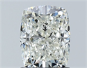 Natural Diamond 1.31 Carats, Cushion with  Cut, I Color, VVS2 Clarity and Certified by GIA