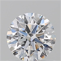 Diamante Natural 0.76 quilates, Redondo , Color D, claridad VS2 y certificado GIA
