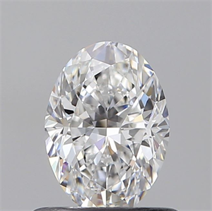 Picture of Natural Diamond 0.60 Carats, Oval with  Cut, D Color, VVS2 Clarity and Certified by GIA