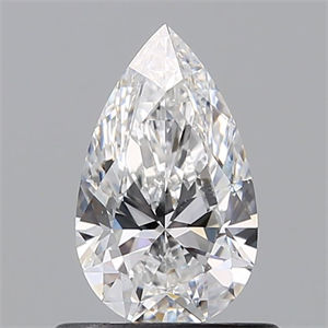 Picture of Natural Diamond 0.60 Carats, Pear with  Cut, D Color, VS1 Clarity and Certified by GIA