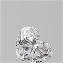 Natural Diamond 0.51 Carats, Heart with  Cut, F Color, VS1 Clarity and Certified by GIA
