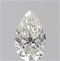 Natural Diamond 1.08 Carats, Pear with  Cut, I Color, SI1 Clarity and Certified by GIA