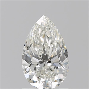 Picture of Natural Diamond 1.08 Carats, Pear with  Cut, I Color, SI1 Clarity and Certified by GIA