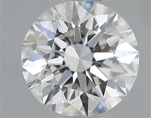 Picture of Natural Diamond 0.71 Carats, Round with Excellent Cut, G Color, VS2 Clarity and Certified by GIA