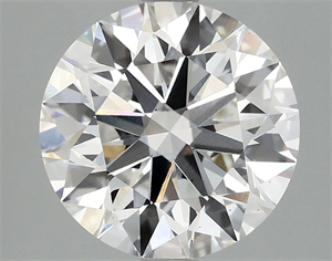 Picture of Lab Grown Diamond 3.02 Carats, Round with Ideal Cut, E Color, VS1 Clarity and Certified by IGI