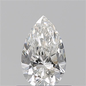Picture of Natural Diamond 0.51 Carats, Pear with  Cut, G Color, VVS1 Clarity and Certified by GIA