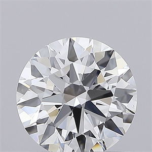 Picture of Lab Grown Diamond 1.01 Carats, Round with Ideal Cut, D Color, VS1 Clarity and Certified by IGI
