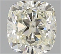 Natural Diamond 1.06 Carats, Cushion with  Cut, L Color, SI2 Clarity and Certified by GIA