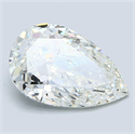 Natural Diamond 3.01 Carats, Pear with  Cut, J Color, VS2 Clarity and Certified by GIA