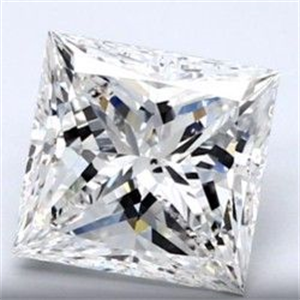 Foto Diamante Natural 3.02 quilates, Princesa , Color G, claridad SI2 y certificado GIA de