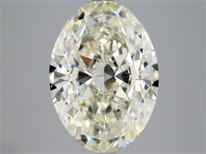 Picture of Natural Diamond 5.01 Carats, Oval with  Cut, K Color, SI2 Clarity and Certified by HRD