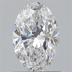 Picture of Natural Diamond 0.70 Carats, Oval with  Cut, D Color, VVS2 Clarity and Certified by GIA