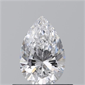 Diamante Natural 0.51 quilates, De pera , Color D, claridad SI1 y certificado GIA