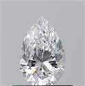 Natural Diamond 0.51 Carats, Pear with  Cut, D Color, SI1 Clarity and Certified by GIA