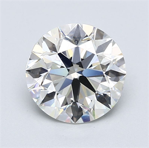 Picture of Natural Diamond 3.01 Carats, Round with Excellent Cut, H Color, IF Clarity and Certified by GIA