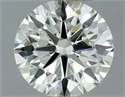 Natural Diamond 0.50 Carats, Round with Excellent Cut, L Color, VVS2 Clarity and Certified by IGI