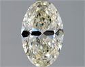Natural Diamond 1.50 Carats, Oval with  Cut, L Color, VS1 Clarity and Certified by GIA