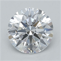 Lab Grown Diamond 1.15 Carats, Round with Ideal Cut, D Color, VVS2 Clarity and Certified by IGI