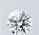 Lab Grown Diamond 1.55 Carats, Round with Ideal Cut, D Color, VVS2 Clarity and Certified by IGI