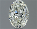 Natural Diamond 0.81 Carats, Oval with  Cut, J Color, VVS2 Clarity and Certified by IGI