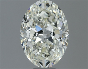 Picture of Natural Diamond 0.81 Carats, Oval with  Cut, J Color, VVS2 Clarity and Certified by IGI