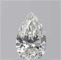 Diamante Natural 0.51 quilates, De pera , Color H, claridad VS2 y certificado GIA