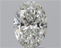 Natural Diamond 1.30 Carats, Oval with  Cut, I Color, SI1 Clarity and Certified by GIA