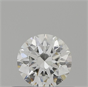 Natural Diamond 0.44 Carats, Round with Excellent Cut, G Color, VVS1 Clarity and Certified by GIA