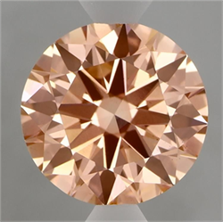 Picture of Lab Grown Diamond 3.01 Carats, Round with Excellent Cut, Fancy Vivid Pink Color, VS1 Clarity and Certified by IGI