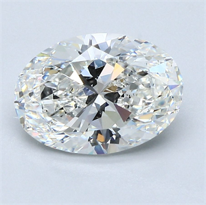 Foto Diamante Natural 2.51 quilates, Ovalado , Color G, claridad VS1 y certificado GIA de