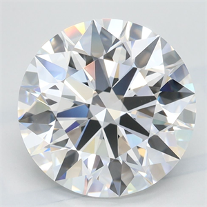 Picture of Lab Grown Diamond 3.73 Carats, Round with Ideal Cut, D Color, VVS1 Clarity and Certified by IGI