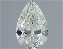 Natural Diamond 0.60 Carats, Pear with  Cut, J Color, VS1 Clarity and Certified by IGI
