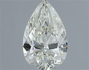 Picture of Natural Diamond 0.60 Carats, Pear with  Cut, J Color, VS1 Clarity and Certified by IGI