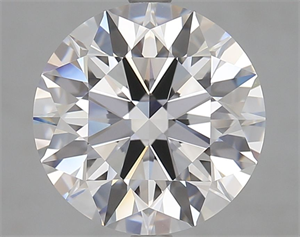 Picture of Lab Grown Diamond 4.91 Carats, Round with Ideal Cut, D Color, FL Clarity and Certified by IGI