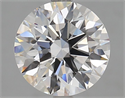 Lab Grown Diamond 2.73 Carats, Round with Excellent Cut, D Color, VVS1 Clarity and Certified by GIA