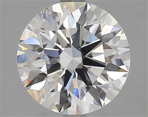 Picture of Lab Grown Diamond 2.73 Carats, Round with Excellent Cut, D Color, VVS1 Clarity and Certified by GIA