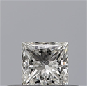 Natural Diamond 0.24 Carats, Princess with  Cut, H Color, VS1 Clarity and Certified by GIA