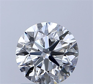Picture of Natural Diamond 1.00 Carats, Round with Very Good Cut, E Color, SI1 Clarity and Certified by GIA