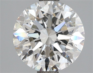 Picture of Lab Grown Diamond 1.52 Carats, Round with Ideal Cut, E Color, VVS2 Clarity and Certified by IGI