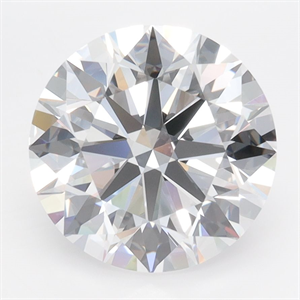 Picture of Lab Grown Diamond 4.00 Carats, Round with Ideal Cut, D Color, IF Clarity and Certified by IGI