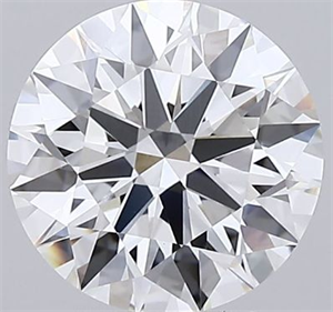 Picture of Lab Grown Diamond 3.07 Carats, Round with Excellent Cut, E Color, VVS2 Clarity and Certified by GIA