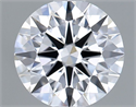 Lab Grown Diamond 1.01 Carats, Round with Ideal Cut, D Color, VVS1 Clarity and Certified by IGI