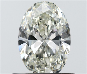 Picture of Natural Diamond 0.50 Carats, Oval with  Cut, J Color, VS2 Clarity and Certified by IGI