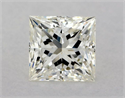 Natural Diamond 1.23 Carats, Princess with  Cut, J Color, VS1 Clarity and Certified by GIA