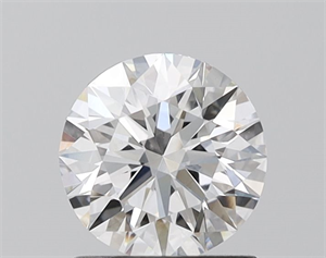 Picture of Lab Grown Diamond 1.11 Carats, Round with Ideal Cut, D Color, VVS2 Clarity and Certified by IGI