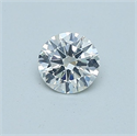 Natural Diamond 0.40 Carats, Round with Very Good Cut, G Color, SI2 Clarity and Certified by GIA